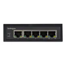 StarTech.com Switch Industriel PoE Gigabit 5 Ports - 30W - Repartiteur Power Over Ethernet - Switch PoE+... (IESC1G50UP)_2